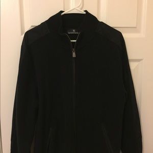 Hart Schaffner Marx Full Zip-Up Wool Sweater